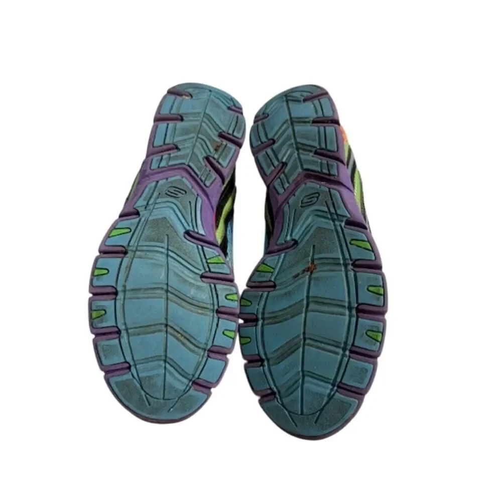 Skechers Flex Multicolor Mesh Sneakers 22241 Women's US 6 M